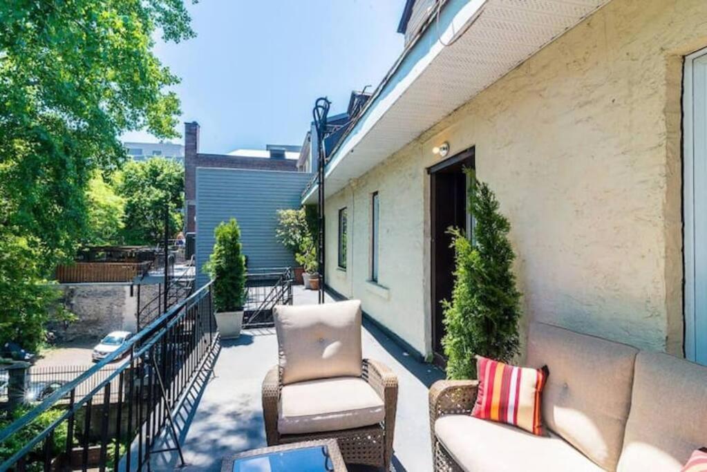 Апартаменты North House - Mtl Artist Loft - Champs Монреаль Экстерьер фото