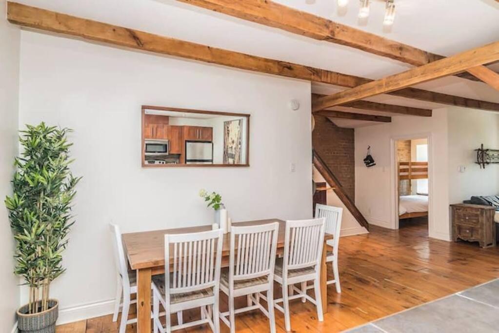 Апартаменты North House - Mtl Artist Loft - Champs Монреаль Экстерьер фото